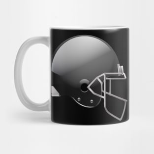 Original Football Helmet In Black Color Mug